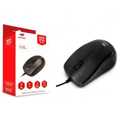 Mouse Óptico USB MS-25BK C3Tech
