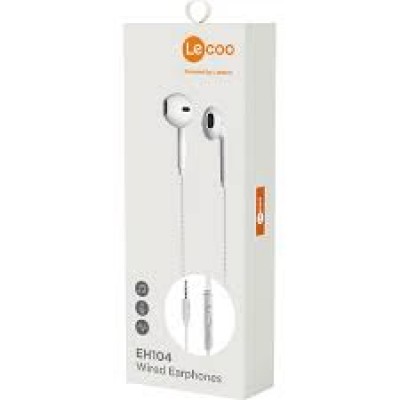Fone De Ouvido Wired Earphone EH104 - LECOO Fone De Ouvido Wired Earphone EH104 - LECOO