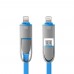 Cabo USB 2.0 e Micro USB de 8 Pinos com Cabo de 1 Metro de Comprimento Rosa Multilaser