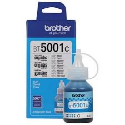 TINTA BROTHER BT-5001C BT5001 CIANO | DCP-T300 DCP-T500W DCP-T700W MFC-T800W | ORIGINAL 48.8ML