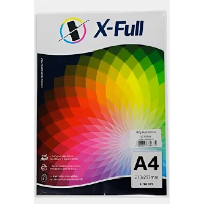 PAPEL FOTOGRAFICO A4 180 GRAMAS COM 20 FOLHAS